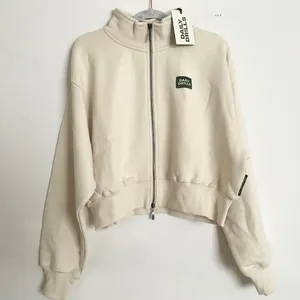 Daily Drills Heavyweight Funnel Neck Double Zip Sand M/L thumbnail 2