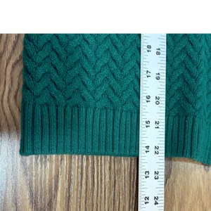 Janie and Jack Green Textured Knit Sweater White Stripe Sleeve Size‎ 12 thumbnail 10