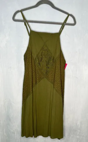 Xhilaration Dress Olive Green Sleeveless Lined Plus New XXL thumbnail 1