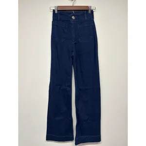 Maeve Colette Crop Wide Leg Jeans Dark Wash High Rise 23T Tall thumbnail 2