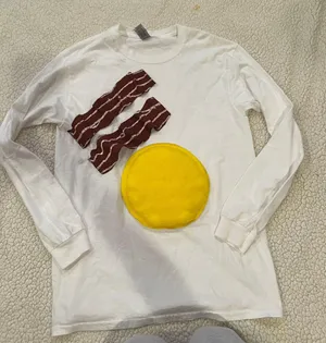 Gildan Bacon Egg And Cheese Costume thumbnail 1