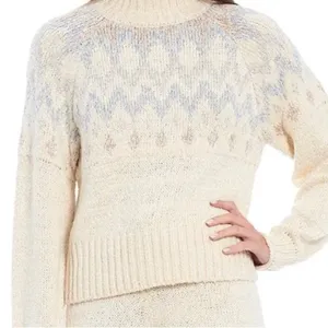 Gianni Bini Fair Isle‎ Mock Neck Knit Sweater SEE DETAILS REGARDING COLOR OF SWEATER. thumbnail 2