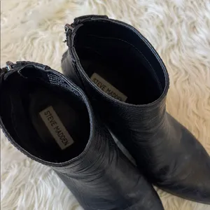 Steve Madden Julianne Black Crocodile Boots thumbnail 10