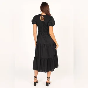 Petal & Pup Black Midi Dress thumbnail 2