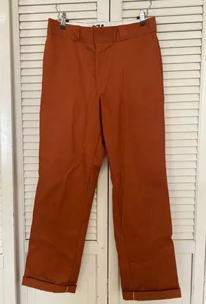 Dickies Original 874 Work Pants rust orange  thumbnail 1