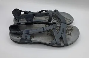 Merrell Womens Slate Blue Suede Leather Sling back Sandals Size 6 Performance thumbnail 1