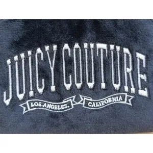 Juicy Couture Liquorice Couture University Mini Compact Wallet Embroidered NWT thumbnail 4