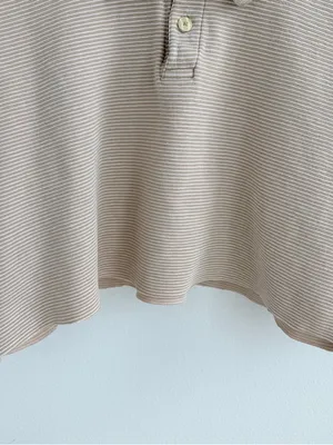 Geoffrey Beene cropped polo shirt thumbnail 5