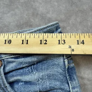 We The Free - Free People Distressed Denim Shorts Women‎ 26 Button Fly thumbnail 8