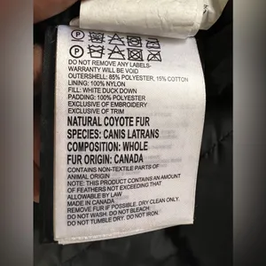 Canada Goose Kensington Parka Goose Down Puffer Jacket Women’s XS Black Coat thumbnail 11