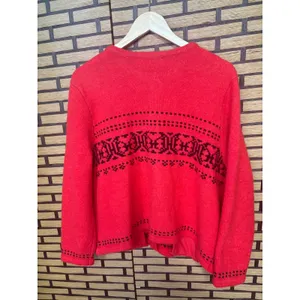 Free Assembly Red And Black Button Front Cardigan Size XXL‎ thumbnail 2
