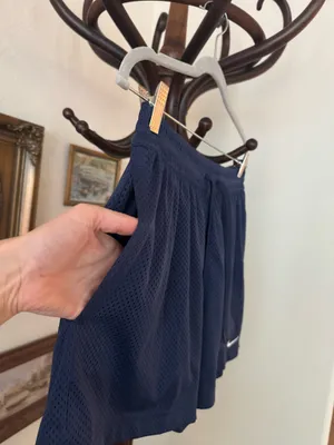 Vintage Style Navy Blue Dri-Fit Nike Shorts thumbnail 3