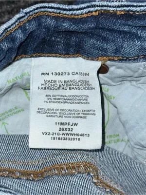 Wrangler Retro High Rise Trumpet Super Flare Bell Bottom Jean 26x31 Western Boho thumbnail 9