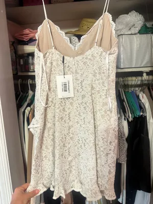 Lace White Dress Hello Molly thumbnail 2