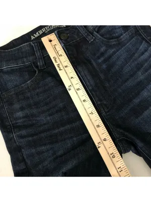 American Eagle Jeans Super Hi-Rise Jegging Dark Wash Next Level Stretch 2 Short thumbnail 8