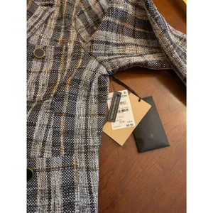 Halogen Blazer Womens XL Multicolor Plaid Tweed Single Breasted One Button thumbnail 14