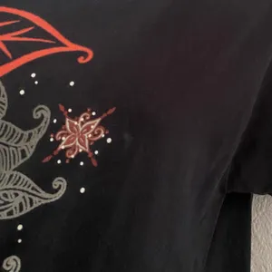 Vintage‎ Y2K Black T-Shirt S Fairy Grunge Gothic Summer Casual 2000s Graphic Tee thumbnail 6