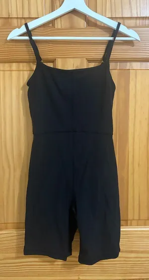 Boutique Brand Size Small Black Activewear One-Piece Romper thumbnail 1