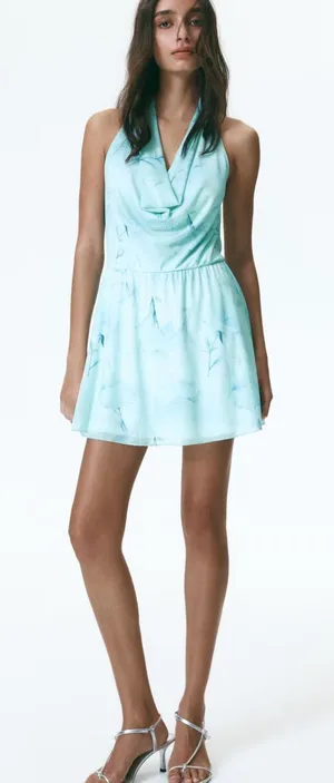 H&M Halter Mini Dress thumbnail 1
