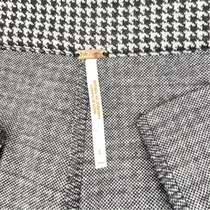 Free People Josie Houndstooth Wide Leg Pants Trousers Black White High Rise Boho thumbnail 14