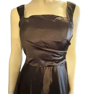 Wear Your Love Satin Sleeveless A-Line Gown Black 4 NWT thumbnail 5