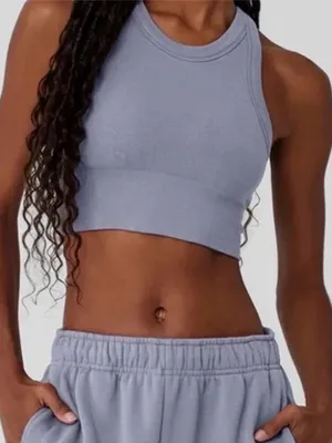 Alo Yoga Seamless Delight High Neck Tank Best for size small thumbnail 1