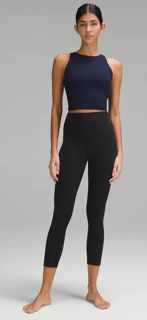 lululemon Align High-Rise Crop 23" black leggings Size 6 NWT thumbnail 1