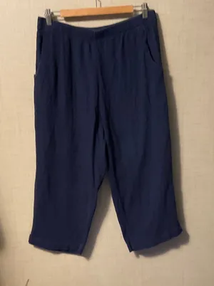 Crop pants Blue Size L thumbnail 1