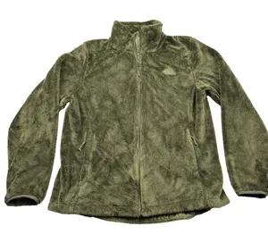 North Face Women's Osito Coat Jacket High Pile Teddy‎ Fleece Size Large Green thumbnail 1