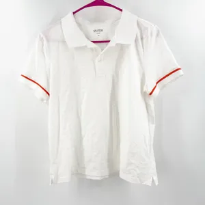 Splits59 Polo Top Womens SZ Medium Steffi White Preppy Organic Cotton Tennis UO thumbnail 3