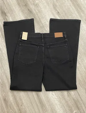 Madewell High-Rise Black Flare Jeans thumbnail 4