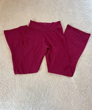Abercrombie & Fitch YPB (your personal best) Red Marl Crossover Flares thumbnail 4