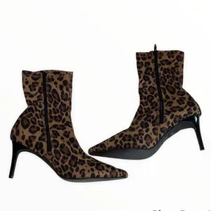 Mix‎ No. 6 Cadaoria Leopard Print Ankle Boots Size 8 thumbnail 3