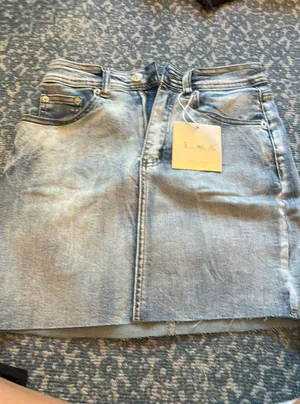 Jean Skirt Gray thumbnail 1