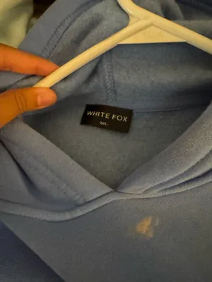 White Fox Boutique Hoodie Blue M/L thumbnail 4