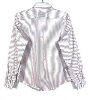 Lauren Ralph Lauren Womens Large Non-Iron Pink Black Striped Button Down Shirt thumbnail 5