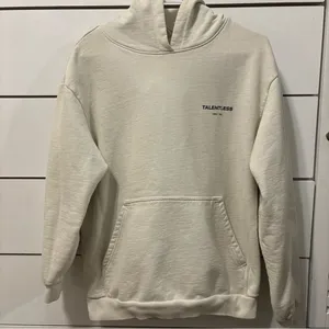 Talentless Heavyweight Circle Logo Hoodie Cream thumbnail 1