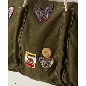Free People Been There Badge Tote Bag NWT thumbnail 3