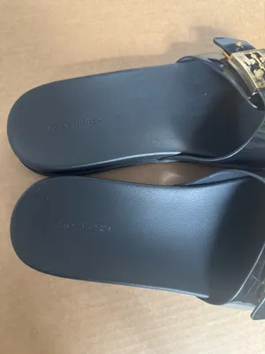Tory Burch Women's Black Mellow Buckle Sandals size 9 thumbnail 3