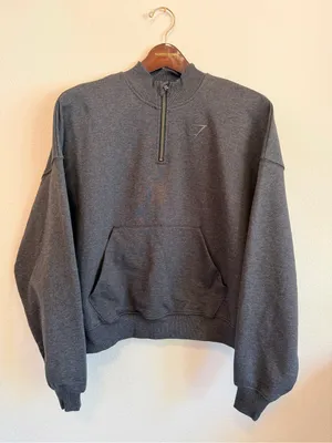 Gymshark REST DAY sweats 1/2 zip pullover sweatshirt size S, NWOT thumbnail 7