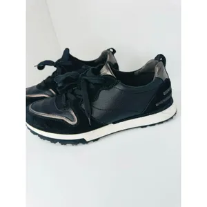 Paul Green Weaver Black Leather Sneaker Comfort Trainer US 9 UK 6.5 thumbnail 7