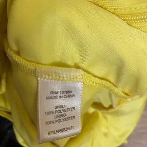 Yellow Sleeveless Wrap Dress Size M thumbnail 8