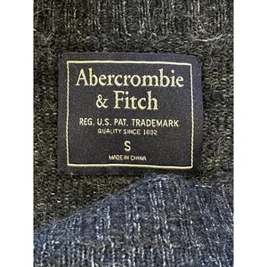 Abercrombie & Fitch Gray Boat Neck Pocket Front‎ Pullover Tunic Sweater Size S thumbnail 8