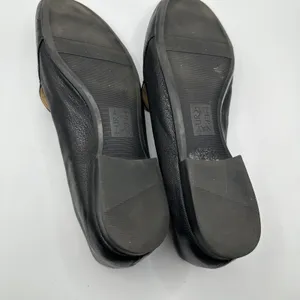Naturalizer Emiline Black Leather Slip On Loafers Comfort‎ Ballet Flats 11M thumbnail 4