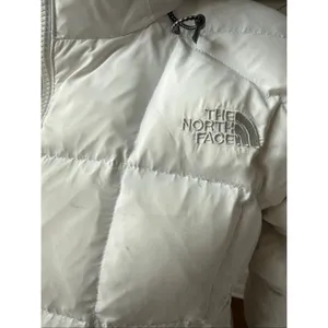 The North Face Tamburello 600 White Puffer Coat Stains M thumbnail 3