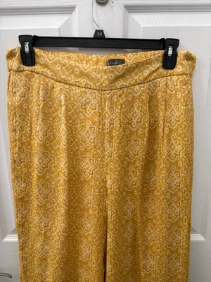 Wonderly size 1X yellow and orange boho pants thumbnail 2