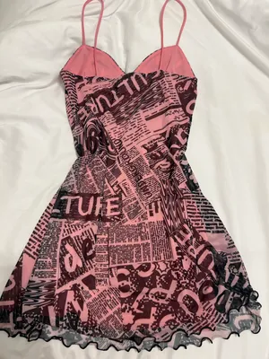 Urban Outfitters Mini Dress pink and black thumbnail 3