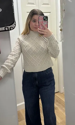 Cropped Turtleneck Sweater thumbnail 1