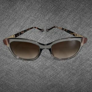 Yalea SYA078 Brown Gradient Cat Eye Sunglasses thumbnail 6