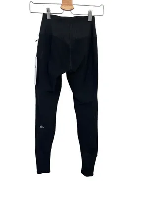 Alo HIGH-WAIST ALOSOFT LOUNGE LEGGING BLACK Size S NWT thumbnail 8